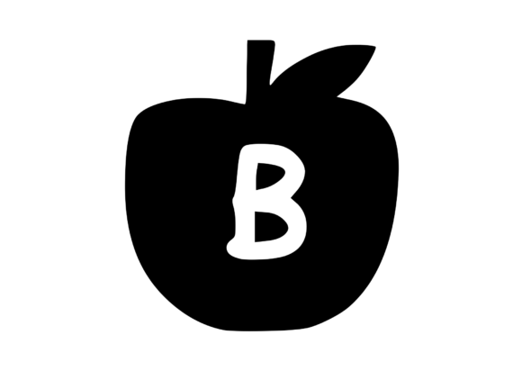 Apple with Children s Playful Mono: A Versatile Graphics Asset for Crafts