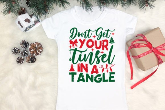 Christmas T-shirt Design for Graphics and Crafts