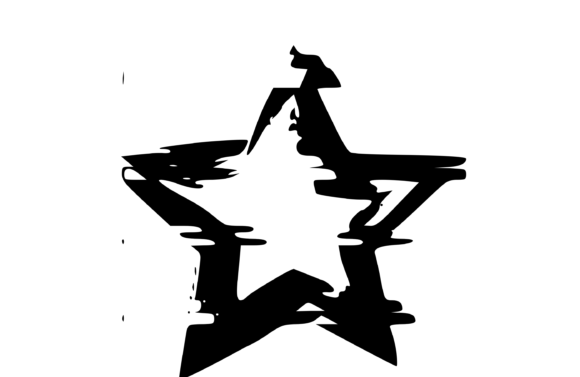 Enhance Your Graphics and Crafts with Glitched Star Symbol 2