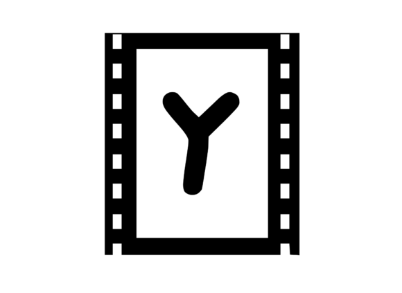Film Reel with Mono Y: A Versatile Graphics Asset for Crafts and Branding