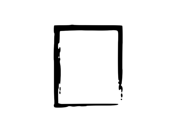 Grunge Graphic Frame 1: A Bold Addition for Graphics and Crafts