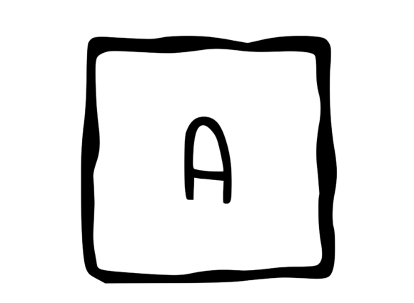 Hand Drawn Outlined Frame with Mono: A Versatile Graphics Asset for Crafters