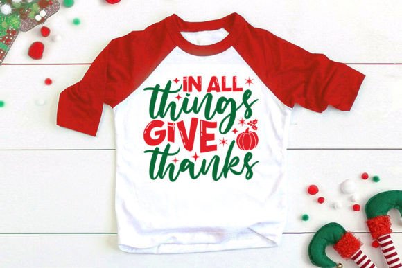 In All Things Give Thanks: A Versatile Graphic for Crafts