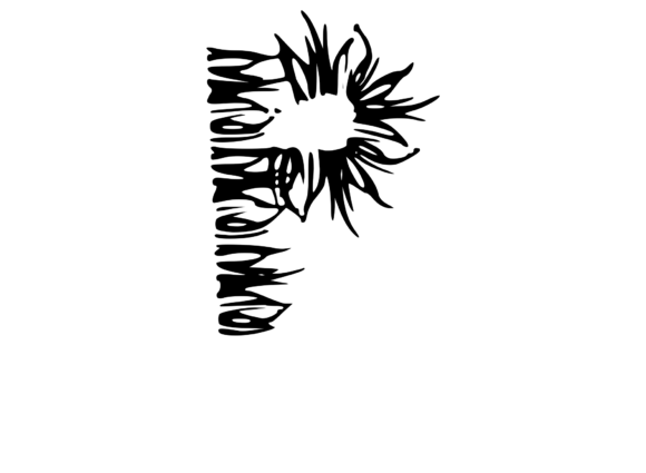 Lush Grass Effect Mono P: A Versatile Graphic for Creative Crafts