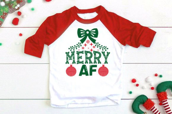 Merry Af: A Festive Graphics Asset for Creative Crafts