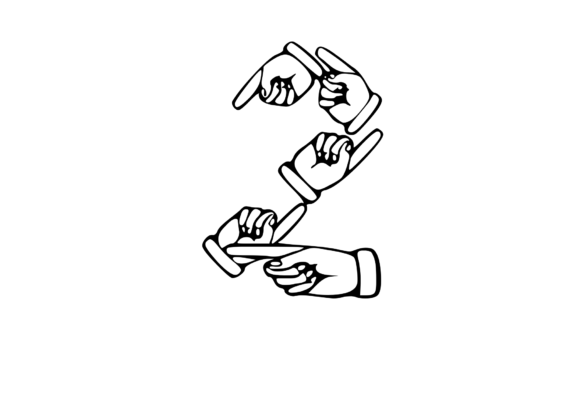 Mono Hand Made Number 2: A Versatile Graphics and Crafts Asset