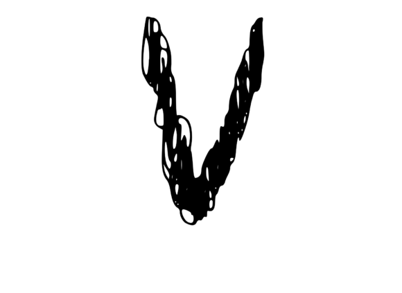Quickly Scribbled Rough Mono V: A Versatile Graphics Asset for Crafts