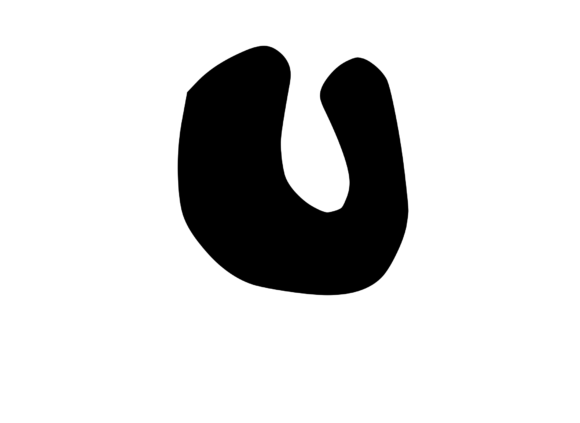 Rough Tough Fat Felt Tip Mono U: A Versatile Graphics Asset for Crafts